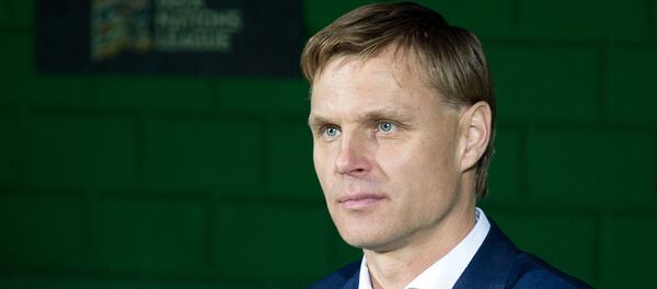 Тренер сборной Литвы по футболу Эдгарас Янкаускас - Sputnik Литва