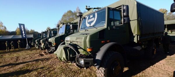Sunkvežimiai Unimog U5000 - Sputnik Lietuva