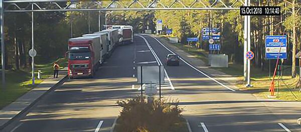 Пункт пропуска на границе Беларусь - Литва Привалка - Sputnik Литва