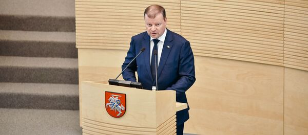 Премьер-министр Литвы Саулюс Сквернялис, архивное фото - Sputnik Литва