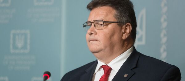 Министр иностранных дел Литвы Линас Линкявичюс, архивное фото - Sputnik Литва