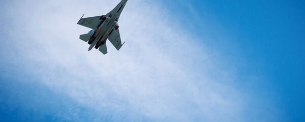 Многоцелевой истребитель Су-27, архивное фото - Sputnik Литва