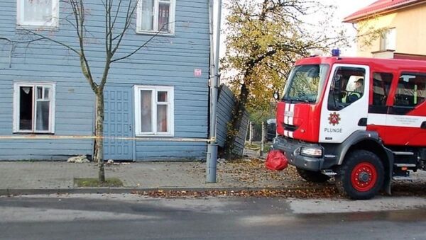 Взрыв газа в жилом доме в Плунге, 17 октября 2018 года - Sputnik Литва