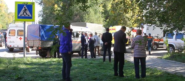 Взрыв в политехническом колледже в Керчи, 17 октября 2018 года Взрыв в политехническом колледже в Керчи, 17 октября 2018 года - Sputnik Lietuva