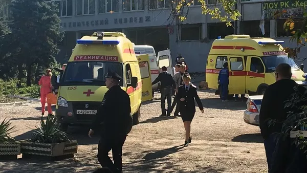 prie Kerčės politechnikos koledžo - Sputnik Lietuva