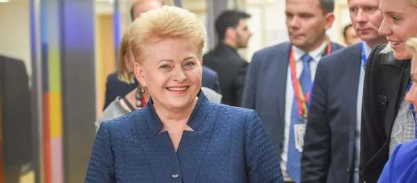 Президент Литвы Даля Грибаускайте на заседании Европейского совета - Sputnik Lietuva