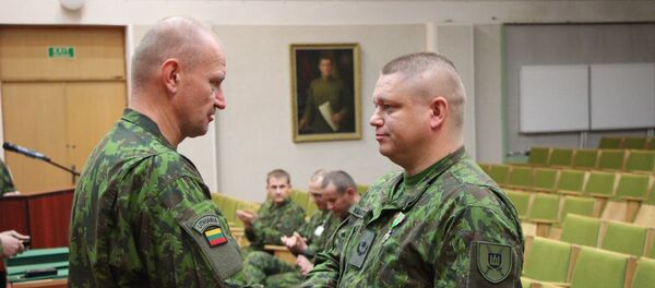 Генерал-майор сухопутных войск Лейка передал пост командующего сухопутными войсками полковнику Вальдемару Рушпису - Sputnik Литва