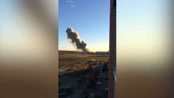 Видео с места взрыва на заводе под Петербургом - Sputnik Литва
