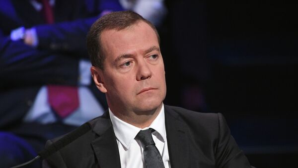 Rusijos ministras pirmininkas Dmitrijus Medvedevas  - Sputnik Lietuva