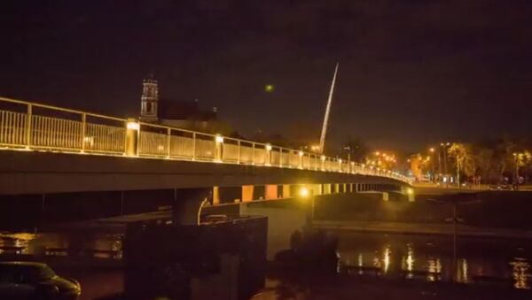 Мосты Вильнюса окрасились в цвета флага Армении в честь 2800-летия Еревана - Sputnik Литва