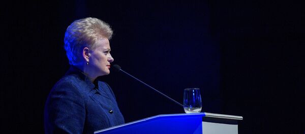 Президент Литвы Даля Грибаускайте, архивное фото - Sputnik Литва