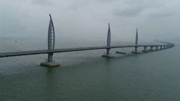В Китае открыли самый длинный морской мост в мире - Sputnik Lietuva
