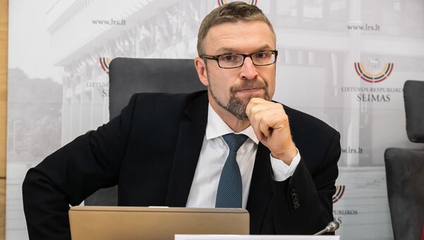 Министер социального обеспечения и труда Литвы Линас Кукурайтис - Sputnik Литва