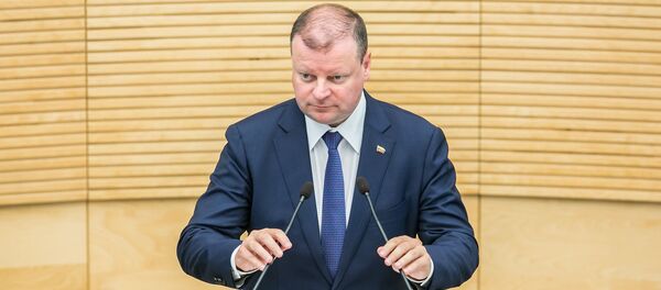 Премьер-министр Литвы Саулюс Сквернялис Премьер-министр Литвы Саулюс Сквернялис - Sputnik Литва
