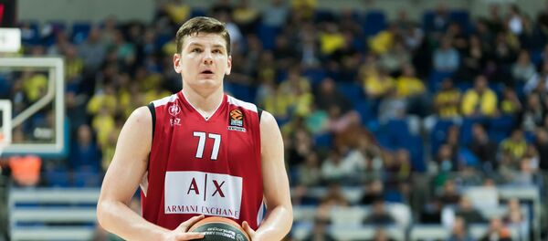 Литовский баскетболист Артурас Гудайтис Литовский баскетболист Артурас Гудайтис - Sputnik Литва