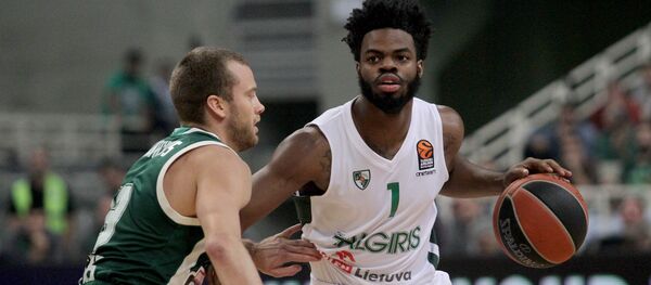 Матч каунасского Жальгириса против греческого Панатинаикоса - Sputnik Литва