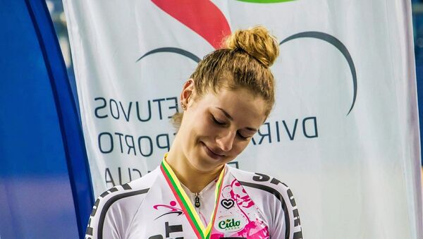 Литовская велогонщица Оливия Балейшите - Sputnik Литва
