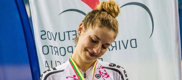 Литовская велогонщица Оливия Балейшите - Sputnik Литва
