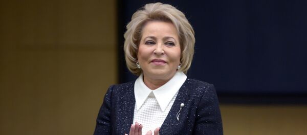 Председатель Совета Федерации РФ Валентина Матвиенко - Sputnik Литва