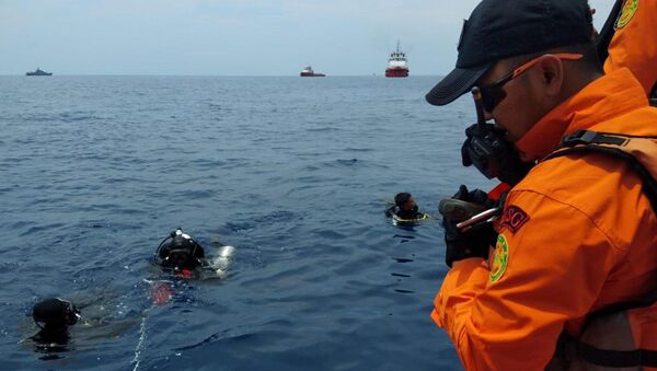 Спасательно-поисковые работы в районе крушения Боинг 737 в Индонезии - Sputnik Литва