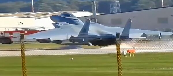 Опубликовано видео жесткой посадки F-15 - Sputnik Литва