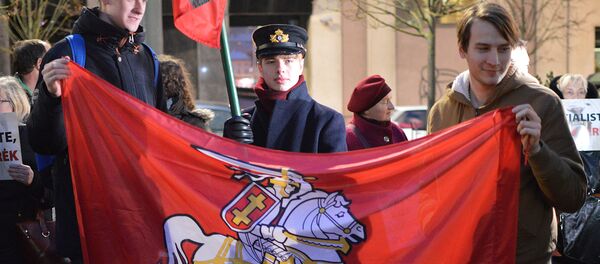 Митинг против ювенальной юстиции в Вильнюсе Митинг против ювенальной юстиции в Вильнюсе - Sputnik Литва