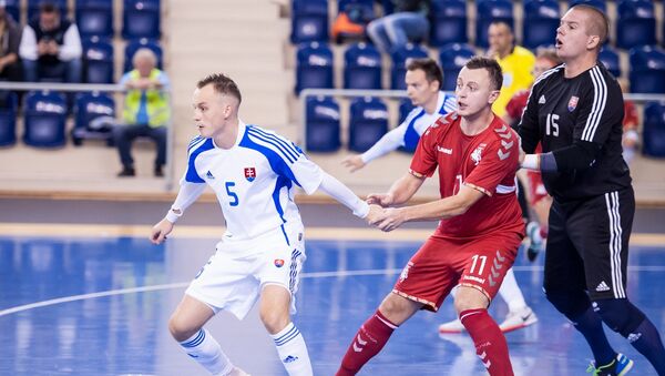 Товарищеский матч в Попраде Литва - Словакия - Sputnik Литва