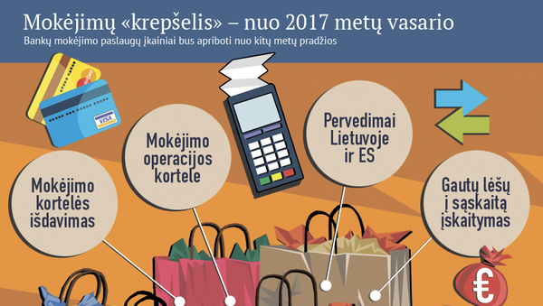 Mokėjimų «krepšelis» – nuo 2017 metų vasario - Sputnik Lietuva