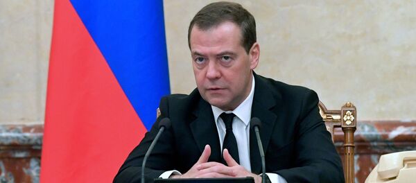 Премьер-министр РФ Д. Медведев провел заседание правительства РФ Премьер-министр РФ Д. Медведев провел заседание правительства РФ - Sputnik Lietuva