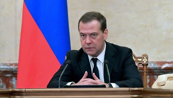Премьер-министр РФ Д. Медведев провел заседание правительства РФ - Sputnik Lietuva