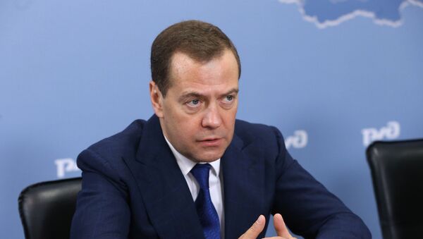 Председатель правительства РФ Дмитрий Медведев  - Sputnik Литва