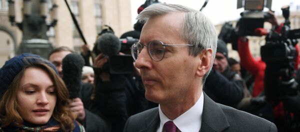 Didžiosios Britanijos ambasadorius Rusijoje Laurie Bristow Didžiosios Britanijos ambasadorius Rusijoje Laurie Bristow - Sputnik Lietuva