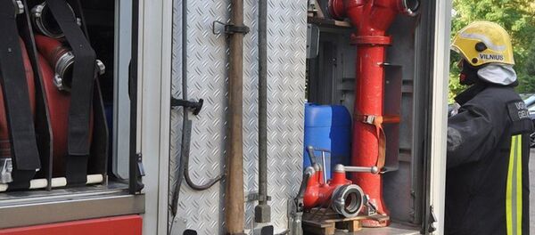 Литовские пожарные Литовские пожарные - Sputnik Lietuva