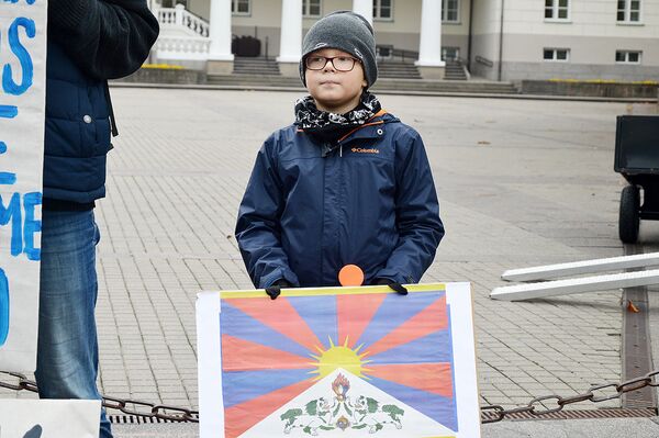 Акция в поддержку Тибета - Sputnik Lietuva
