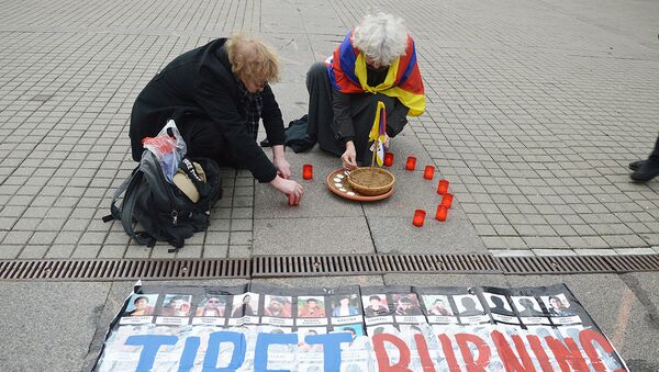 Акция в поддержку Тибета - Sputnik Литва