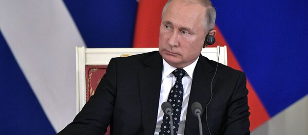 Президент РФ Владимир Путин - Sputnik Литва