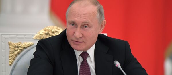 Президент РФ Владимир Путин - Sputnik Литва