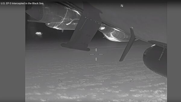 В Сети появилось видео перехвата самолета-разведчика ВМС США - Sputnik Lietuva