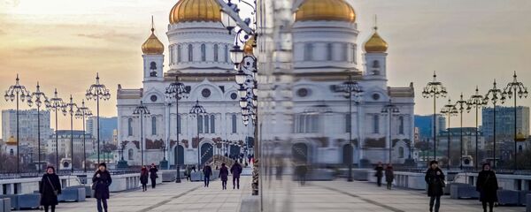 Кафедральный Соборный храм Христа Спасителя (собор Рождества Христова) в Москве - Sputnik Литва