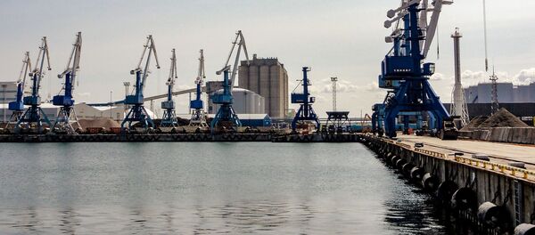 Торговый порт Мууга в Эстонии, архивное фото - Sputnik Литва