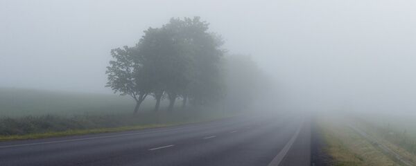 Туман и дорога, архивное фото - Sputnik Литва