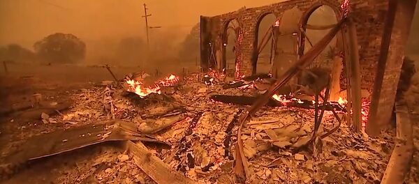 Город Парадайс в США охвачен огнем - Sputnik Литва