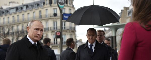 Vladimiras Putinas Paryžiuje - Sputnik Lietuva