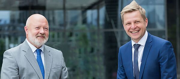 Литовские либералы Эугениюс Гентвилас и Ремигиюс Шимашюс - Sputnik Литва