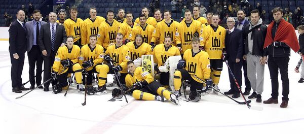 Сборная Литвы по хоккею на Turkish Airlines Baltic Challenge Cup, архивное фото - Sputnik Литва