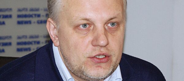 Российский тележурналист Павел Григорьевич Шеремет в Грузии Российский тележурналист Павел Григорьевич Шеремет в Грузии - Sputnik Литва