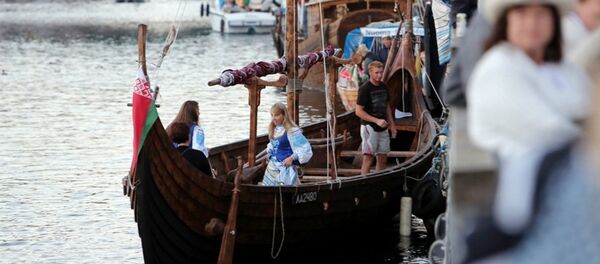 Парад традиционных кораблей Dangės flotilė в Клайпеде - Sputnik Литва