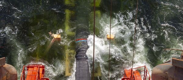 Северный поток - 2 в Финском заливе, архивное фото - Sputnik Литва