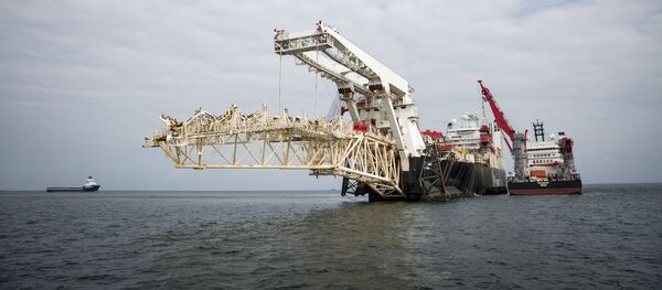 Укладка газопровода Северный поток ‑ 2 в Финляндии, архивное фото - Sputnik Литва