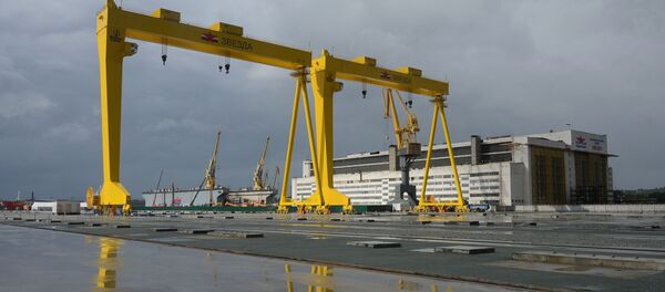 Здание судостроительного комплекса Звезда в Большом Камне в Приморье, архивное фото - Sputnik Литва